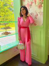Hot Pink Jumpsuit