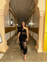 Sophisticated Black Long Dress