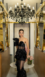 Sophisticated Black Long Dress