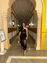 Sophisticated Black Long Dress