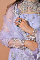 Lilac heavy embellished Lehenga - Aayushi Pathania Jaipur