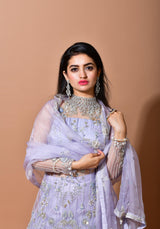 Lilac heavy embellished Lehenga - Aayushi Pathania Jaipur