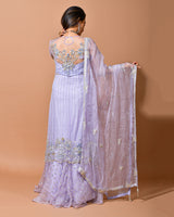 Lilac heavy embellished Lehenga - Aayushi Pathania Jaipur