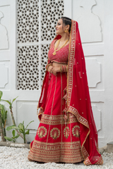Red Bridal Lehenga - Aayushi Pathania Jaipur