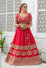 Red Bridal Lehenga - Aayushi Pathania Jaipur