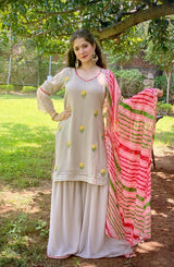 Casatta cupcake Sharara - Aayushi Pathania Jaipur